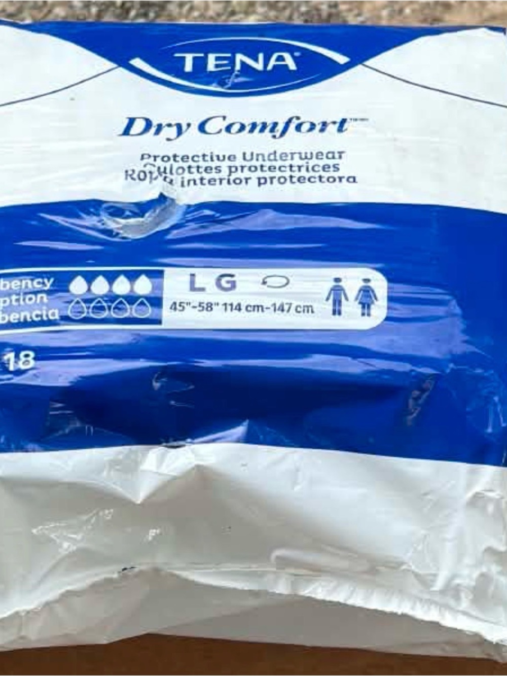 Dry Comfort Protective Underwear - Large,